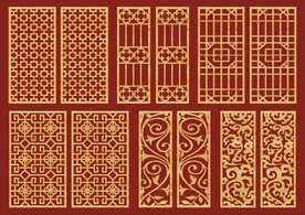 花纹隔断