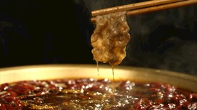 实拍火锅涮肉高清素材