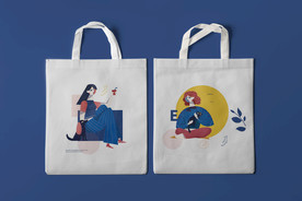 高端文创产品贴图帆布袋样机