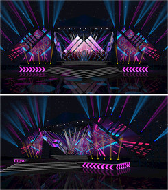 音乐节舞美设计户外舞台