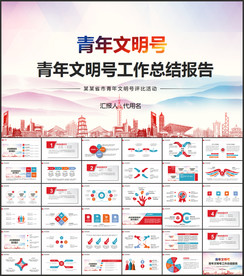 青年文明号PPT