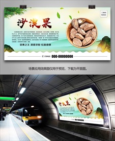 巴西鲍鱼果海报灯箱展板展架挂画