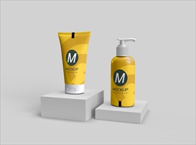 护肤品洗手液样机