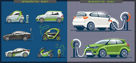矢量绿色能源汽车系列