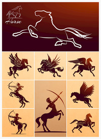 矢量天马与射手