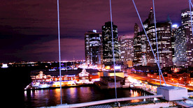 城市夜景 灯光秀