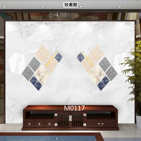 3D大理石几何背景墙
