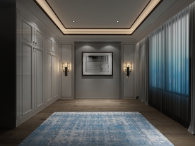 现代背景墙 卧室室内设计摄影墙