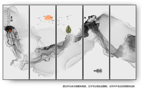 水墨画软膜天花