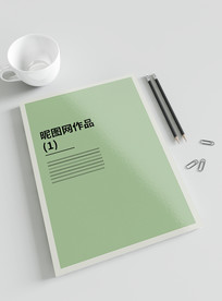 画册封面单页样机