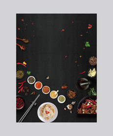 香料火锅调料背景图