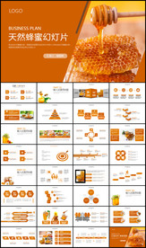 天然蜂蜜蜂王浆蜜蜂养殖厂PPT