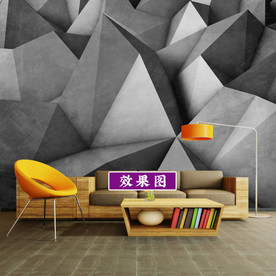 3D空间 黑色 几何意境