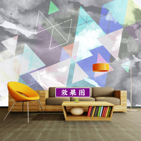 3D五彩梦幻几何图形