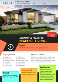 房地产酒店写字楼海报传单