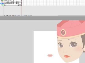 Flash美女说话口型