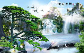 山水画 水墨山水画 意境山水画