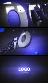 亚克力效果LOGO演绎模版
