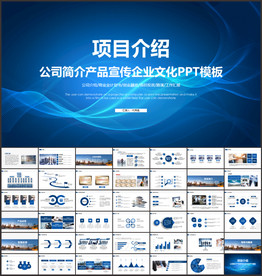 商务简约项目介绍PPT