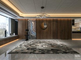 现代背景墙 客厅3D效果摄影墙