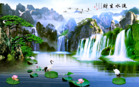 山水画 水墨山水画 意境山水画