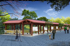 文化长廊效果图