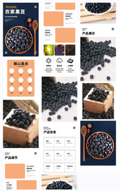 原生态纯农家有机黑豆产品详情页