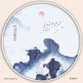 禅意抽象装饰画