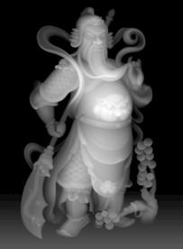 关公灰度图 关羽灰度图