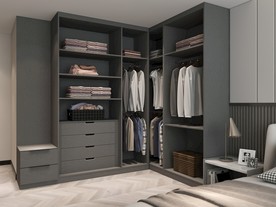 轻奢衣柜结构图