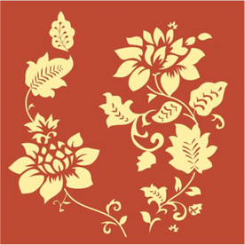 硅藻泥网板欧式现代中式花纹