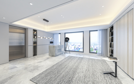 现代背景墙 客厅沙发3D摄影墙