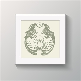 古代花鸟图案装饰