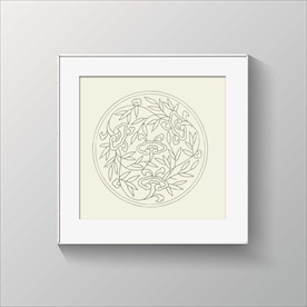 简约花纹矢量图