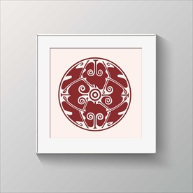 花纹装饰矢量图