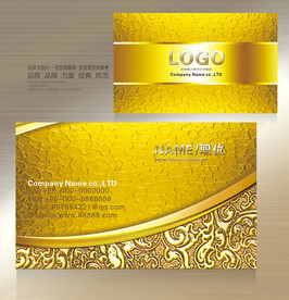金色名片