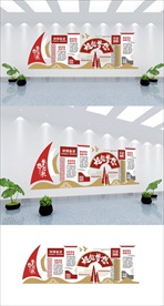 超越梦想企业文化墙