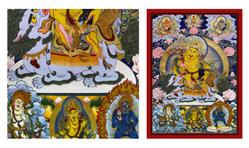 财宝天王财神爷唐卡