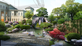 庭院别墅效果图