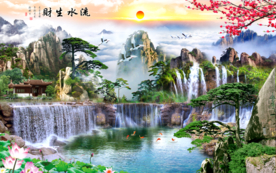 山水画 水墨山水画 意境山水画