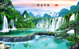 山水画 水墨山水画 意境山水画