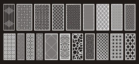 中式镂空隔断雕花