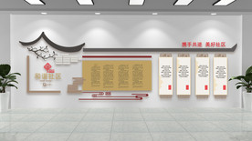 和谐社区小区文化墙