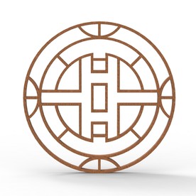 中国风窗户C4D模型KS工程