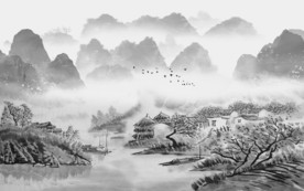 水墨山水