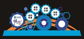 企业价值观造型雕塑户外