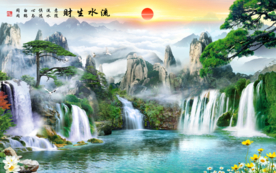 山水画 水墨山水画 意境山水画