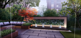 别墅休闲庭院景观效果图