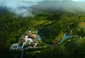 山地景区旅游规划效果图