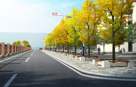 学校校园园林景观绿化效果图